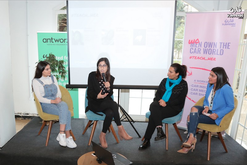 Karrenn hosts women's workshop on car mechanics, maintenance and insurance.